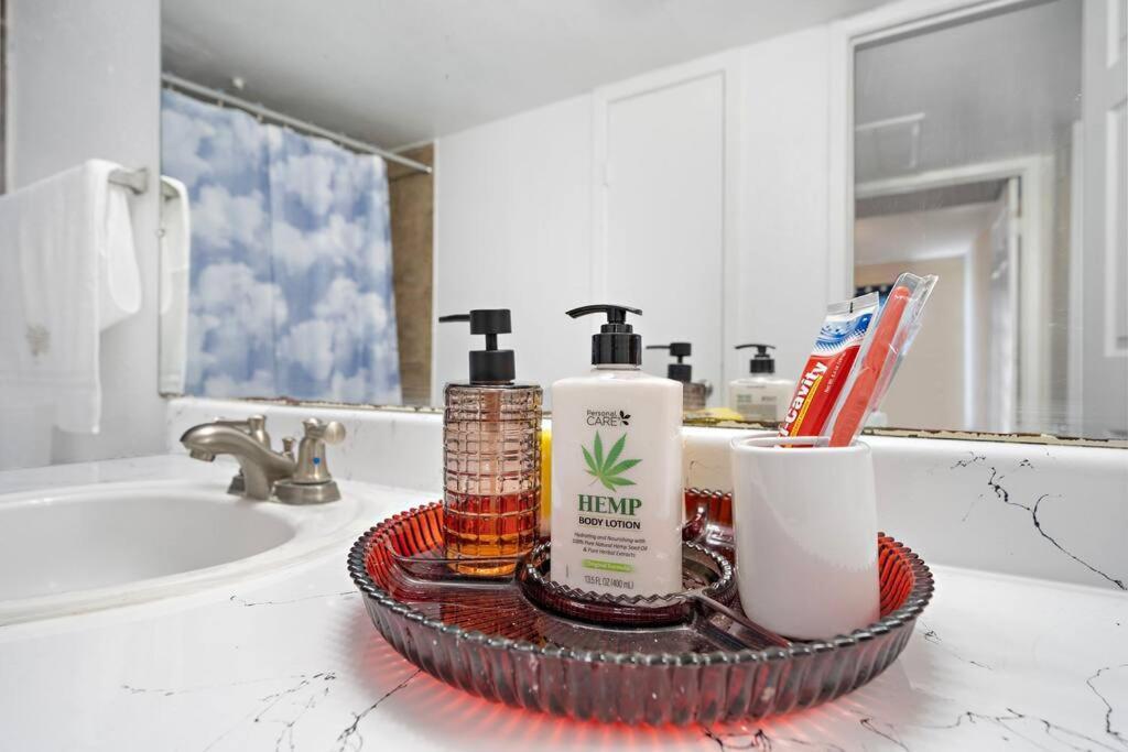 Cozy, Dedicated Workspace, Fast Wi-Fi Apartment Houston Eksteriør bilde